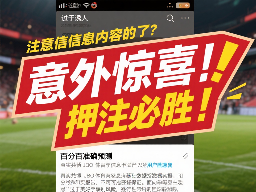 如何全面识别竟博jbo体育平台中的虚假信息 注意信息内容是否“过于诱人”
虚假信息往往带有夸